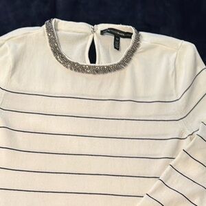 White House Black Market Striped Sweater